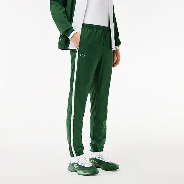 Bộ Thể Thao Nam Lacoste Sport x Daniil Medvedev Sportsuit WH7581XANHLA Màu Xanh Green Size XS