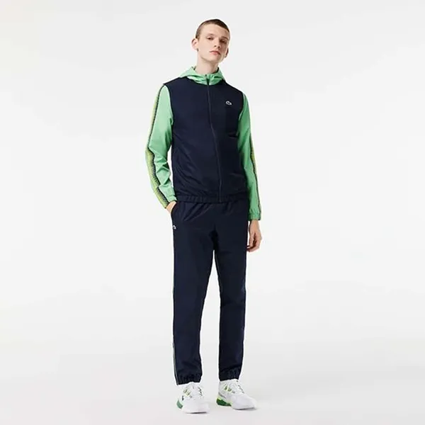 Bộ Thể Thao Nam Lacoste Trainingspak WH5200 Màu Xanh Green Size XS