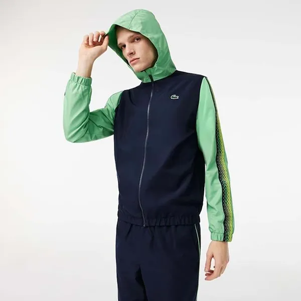 Bộ Thể Thao Nam Lacoste Trainingspak WH5200 Màu Xanh Green Size XS