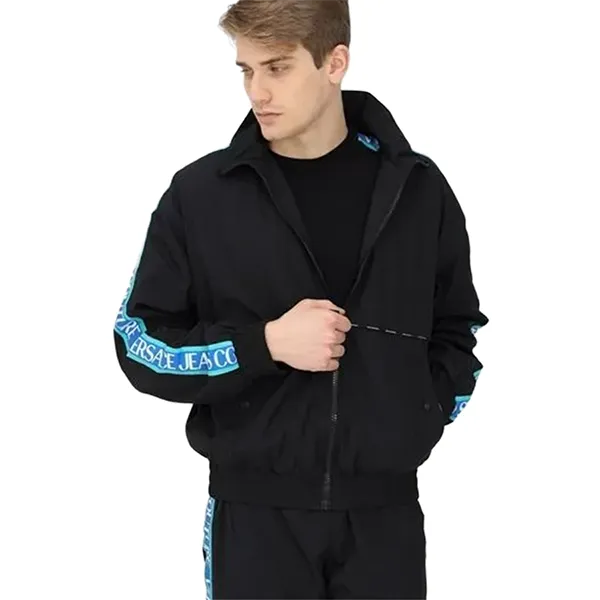 Bộ Thể Thao Nam Versace Jeans Couture Logo Tape 72GA41T-1 Màu Đen Size 48