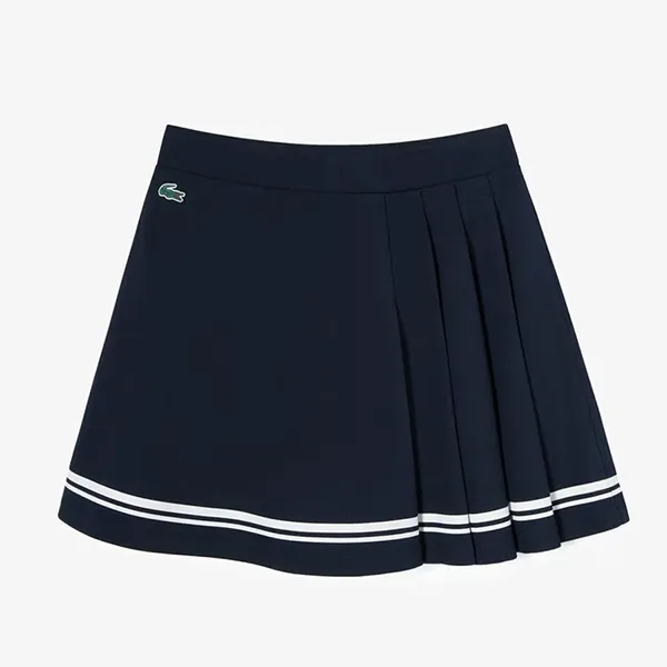 Chân Váy Nữ Lacoste Women's Sport Color Tipping Mini Skirt JF220E 53N 166 Màu Xanh Navy Size 34