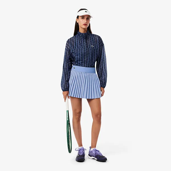 Chân Váy Nữ Lacoste Women's Ultra Dry Lined Tennis Skirt JF8594 51 AI2 Màu Xanh Nhạt Size 38