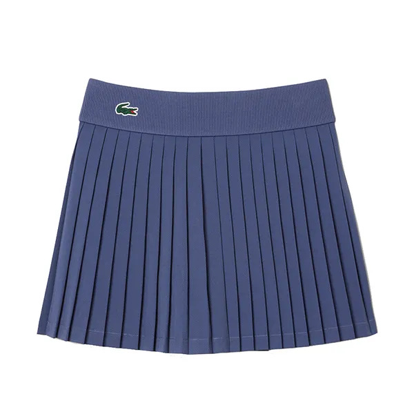 Chân Váy Nữ Lacoste Women's Ultra Dry Lined Tennis Skirt JF8594 51 HIG Màu Tím Xanh Size 34