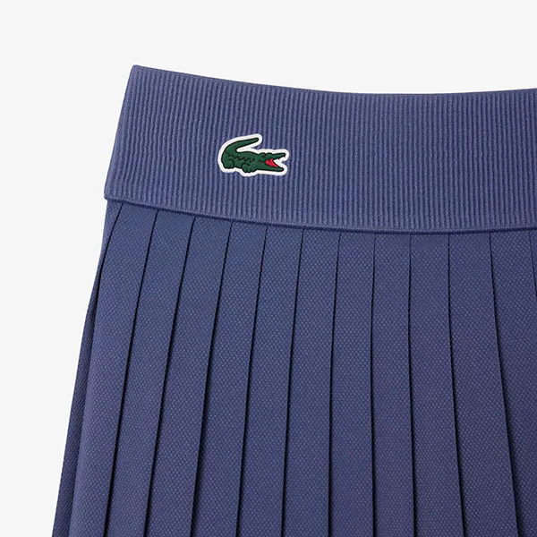 Chân Váy Nữ Lacoste Women's Ultra Dry Lined Tennis Skirt JF8594 51 HIG Màu Tím Xanh Size 34