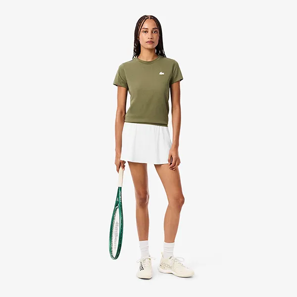 Chân Váy Nữ Lacoste Women's Ultra Dry Sport Lined Skirt JF4193 51 800 Màu Trắng Size 38