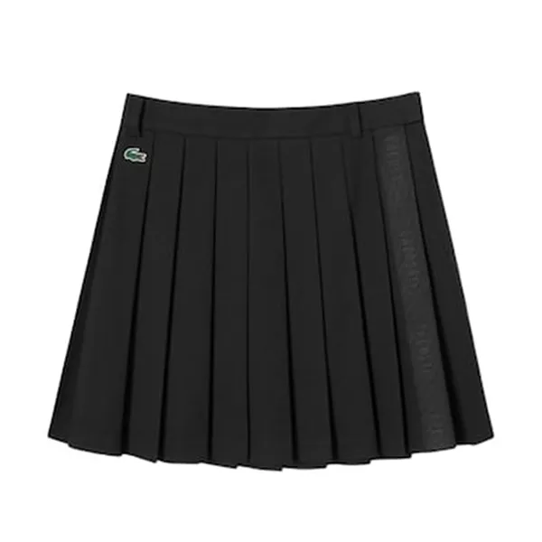 Chân Váy Nữ Lacoste Wool-Like Skirt JF307E 53N 031 Màu Đen Size 34