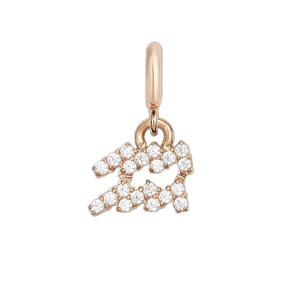 Charm Đồng Hồ Daniel Wellington Zodiac 12 Zodiac Watch Charm Rose Gold Signs Aquarius Màu Vàng Hồng