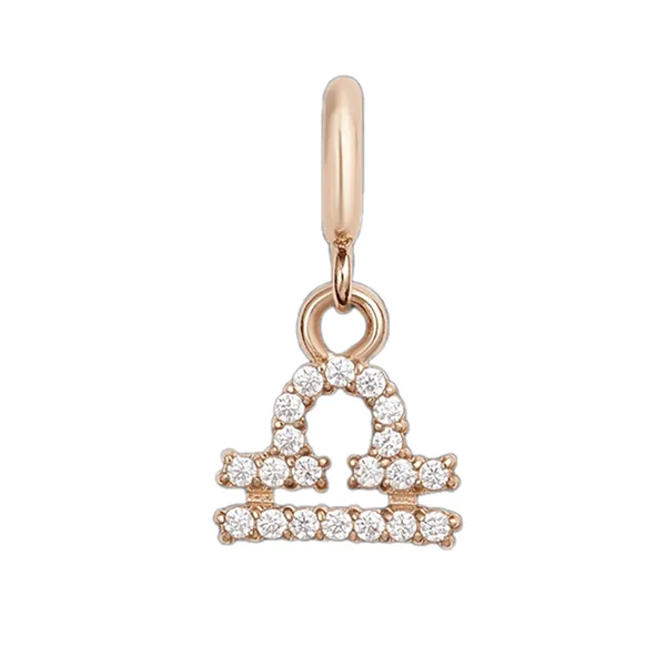 Charm Đồng Hồ Daniel Wellington Zodiac 12 Zodiac Watch Charm Rose Gold Signs Libra Màu Vàng Hồng