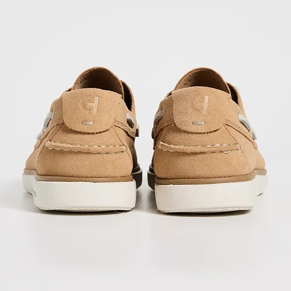 Giày Lười Nam Cole Haan GP Windward Boat C40594-410 Màu Nâu Nhạt Size 41
