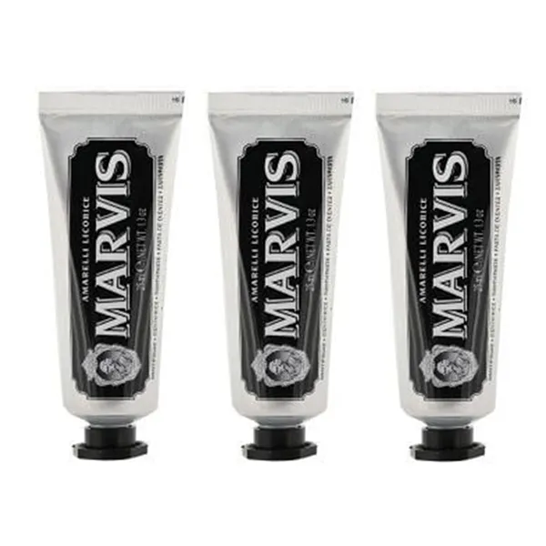 Combo 3 Tuýp Kem Đánh Răng Marvis Amarelli Licorice 25ml