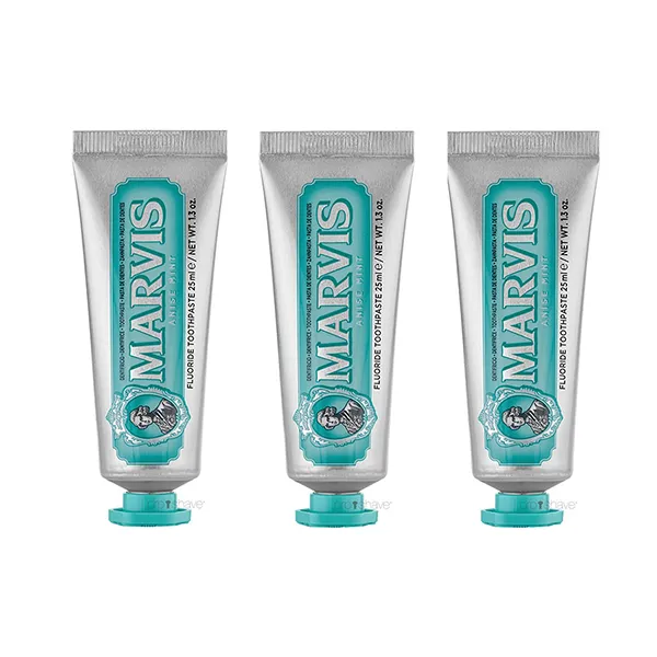 Combo 3 Tuýp Kem Đánh Răng Marvis Anise Mint 25ml