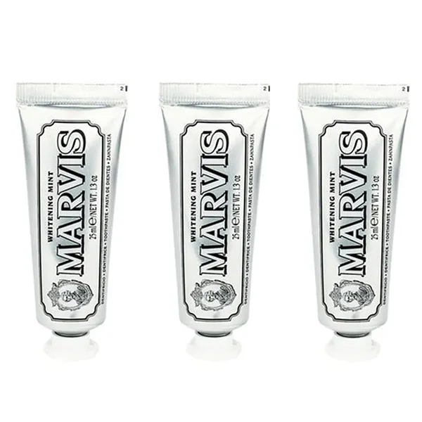 Combo 3 Tuýp Kem Đánh Răng Marvis Whitening Mint 25ml