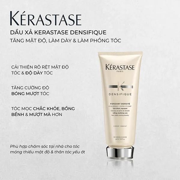 Dầu Xả Kích Thích Mọc Tóc Kérastase Densifique Fondant Densité 200ml