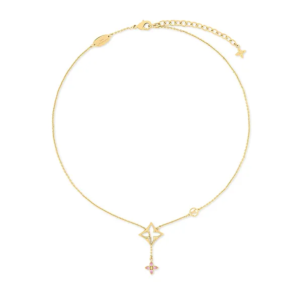 Dây Chuyền Nữ Louis Vuitton LV Flowergram M03246 Màu Vàng