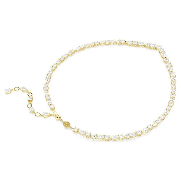 Dây Chuyền Nữ Swarovski Mesmera Necklace Mixed Cuts, White, Gold-tone Plated 5743826 Màu Vàng