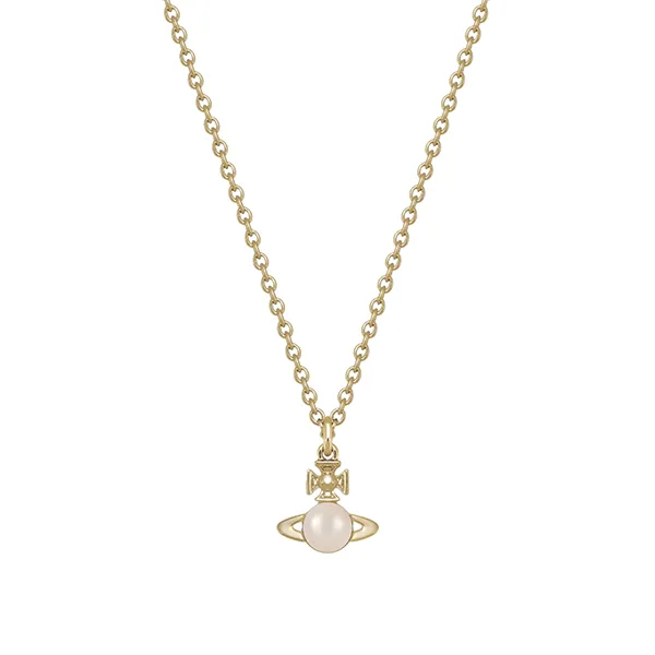 Dây Chuyền Nữ Vivienne Westwood Balbina Pendant Necklace Màu Vàng Gold
