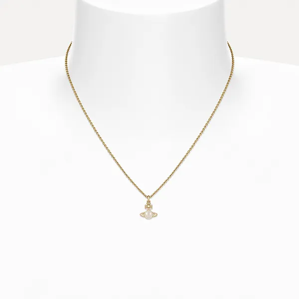 Dây Chuyền Nữ Vivienne Westwood Balbina Pendant Necklace Màu Vàng Gold