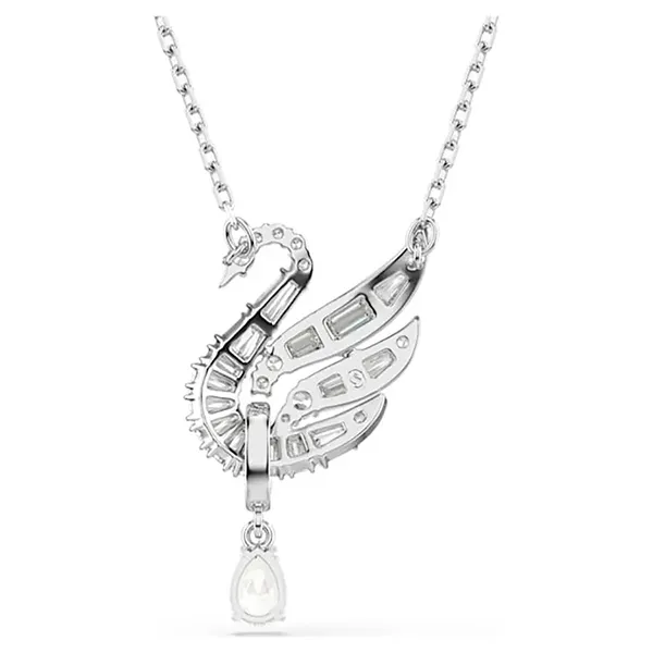 Dây Chuyền Swarovski Swan Pendantswan, White, Rhodium Plated 5723387 Màu Bạc