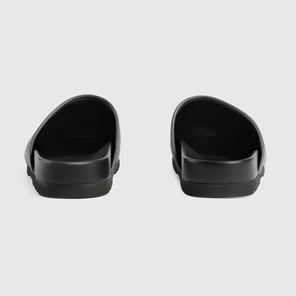 Dép Sục Nam Gucci GG Mule Gray ‎‎738964-FABP9-8746 Màu Xám Đen Size 41
