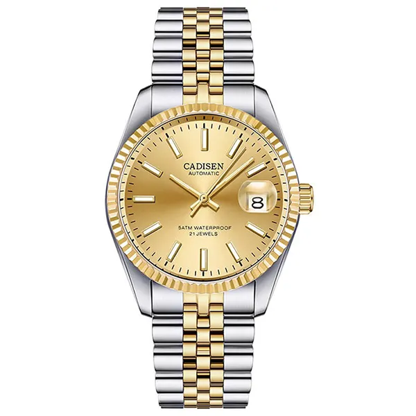 Đồng Hồ Nam Cadisen C8053G-T4 Màu Bạc Vàng