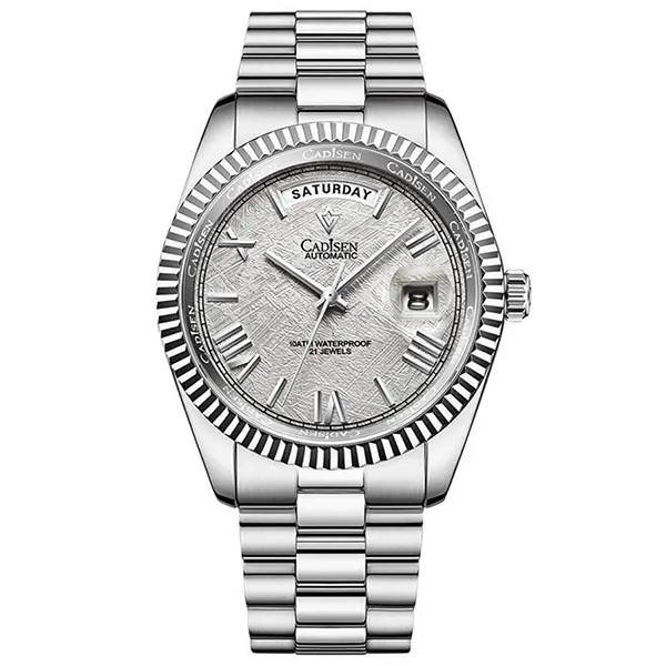 Đồng Hồ Nam Cadisen C8185G-T3 Màu Bạc