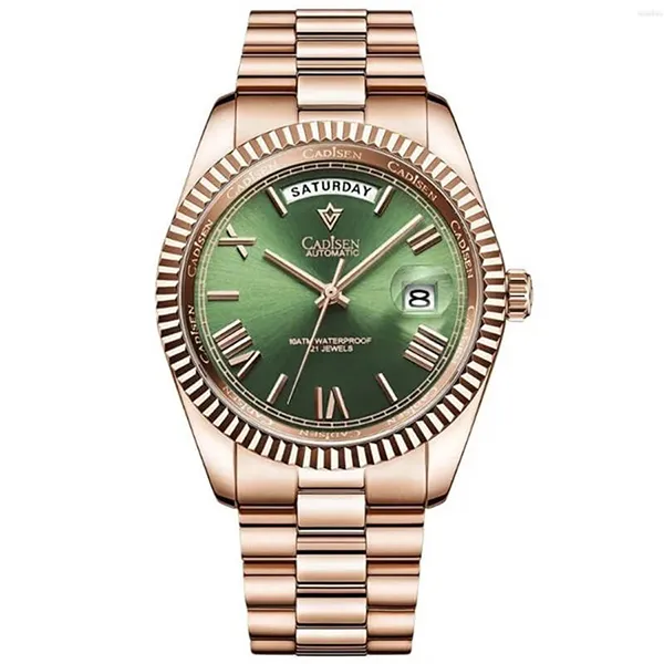 Đồng Hồ Nam Cadisen C8185G-T8 Màu Vàng Hồng