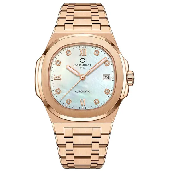 Đồng Hồ Nam Carniva 8160G-VH-TK Màu Vàng Hồng