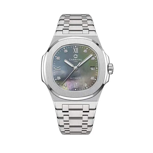 Đồng Hồ Nam Carniva 8160G-VT-DK Màu Bạc