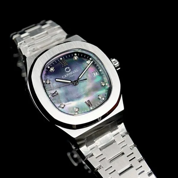 Đồng Hồ Nam Carniva 8160G-VT-DK Màu Bạc