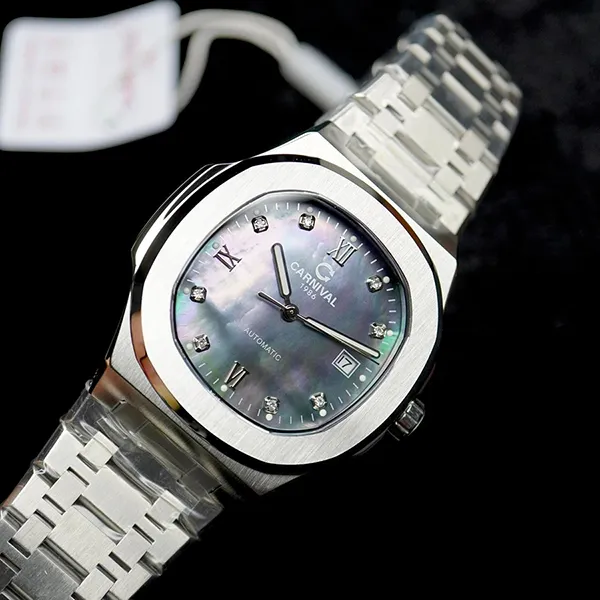 Đồng Hồ Nam Carniva 8160G-VT-DK Màu Bạc