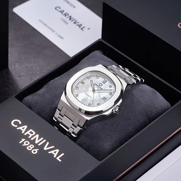 Đồng Hồ Nam Carniva 8160G-VT-TK Màu Bạc