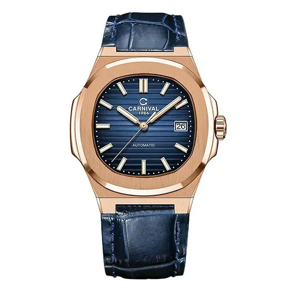 Đồng Hồ Nam Carnival Automatic 8108G1-VH-DD-X Màu Xanh