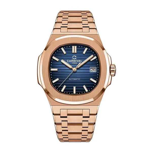 Đồng Hồ Nam Carnival Automatic 8108G1-VH-X Màu Vàng Hồng/Xanh