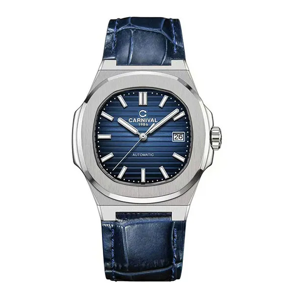 Đồng Hồ Nam Carnival Automatic 8108G1-VT-DD-X Màu Xanh