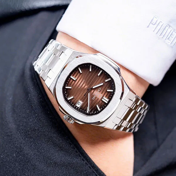 Đồng Hồ Nam Carnival Automatic 8108G1-VT-N Màu Bạc/Nâu