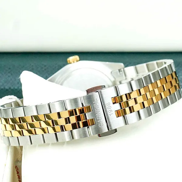 Đồng Hồ Nam Carnival Quartz Watch 8190G-CV-T Màu Demi