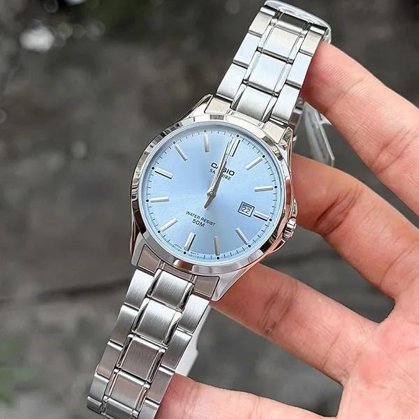 Đồng Hồ Nam Casio MTS-115D-2A2V Màu Bạc
