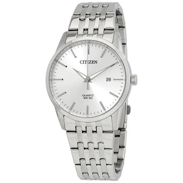 Đồng Hồ Nam Citizen Quartz Silver Dial Stainless Steel Men's Watch BI5000-87A Màu Bạc