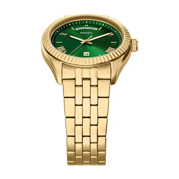 Đồng Hồ Nam Fossil Campbell Watch FS6142 Màu Gold/Xanh