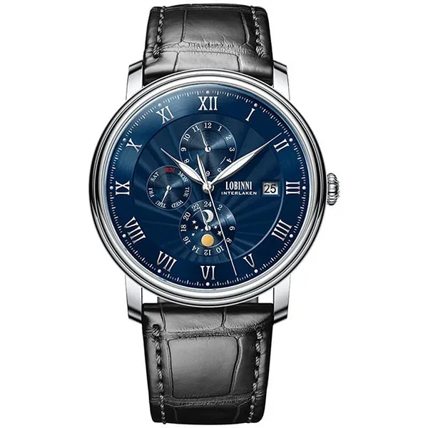 Đồng Hồ Nam Lobinni LB11023G-D5 Màu Bạc Đen