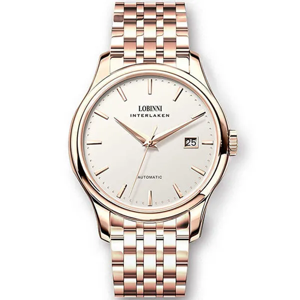 Đồng Hồ Nam Lobinni LB12026G-T1 Màu Vàng Hồng