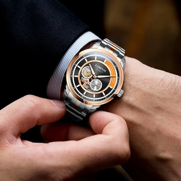 Đồng Hồ Nam Lobinni LB9017G-T2 Màu Bạc