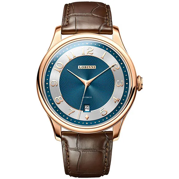Đồng Hồ Nam Lobinni LB9230G-D2 Màu Nâu Vàng