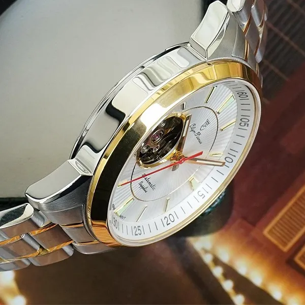 Đồng Hồ Nam Olym Pianus OP990-082AMSK-T Màu Demi (Vàng - Bạc)