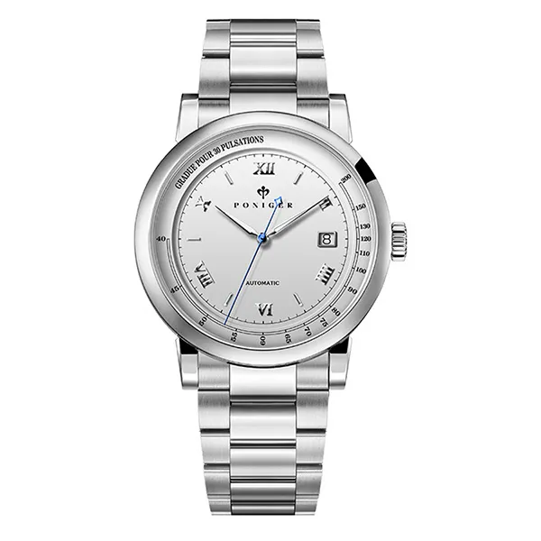 Đồng Hồ Nam Poniger P305G-T3 Màu Bạc