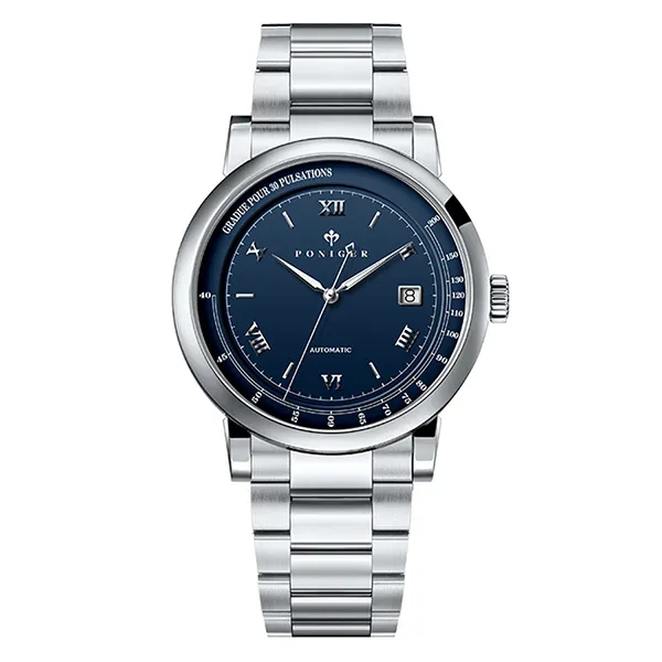 Đồng Hồ Nam Poniger P305G-T4 Màu Bạc