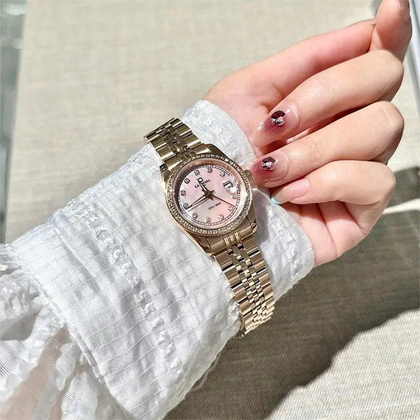 Đồng Hồ Nữ Carnival 8131L2-VH-HK Màu Vàng Hồng