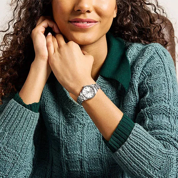 Đồng Hồ Nữ Fossil Gilmore Stainless Steel Watch ES5419 Màu Bạc