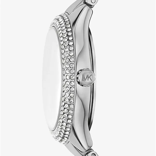 Đồng Hồ Nữ Michael Kors MK Mini Sylvia Pavé Silver Tone Watch MK4943 Màu Bạc