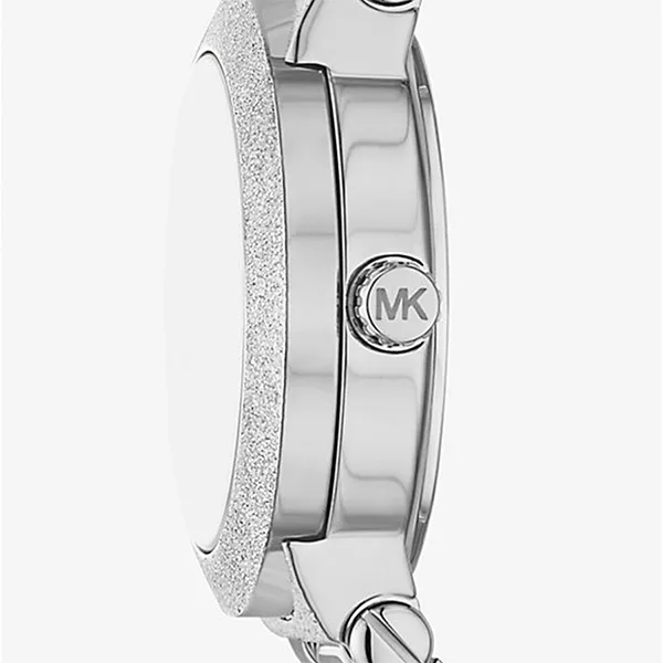 Đồng Hồ Nữ Michael Kors MK Petite Billie Frosted Silver Tone Watch MK7555 Màu Bạc